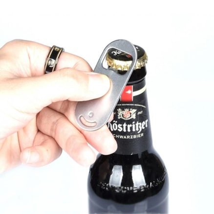 Abridor Manual 2 em 1 Garrrafa e Lata Manual Corte Tampa Superior Latinha Cerveja Refrigerante