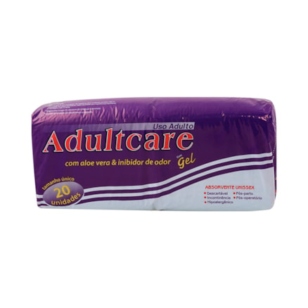 Absorvente Adultcare 20 Und