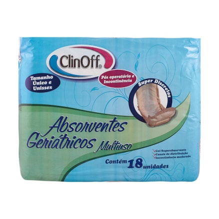 Absorvente Clin Off Geriátrico 18 Und