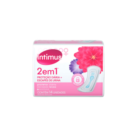 Absorvente Intimus 2 Em 1 Sem abas 14 Und