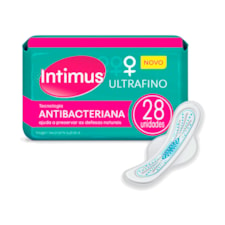 Absorvente Intimus Gel Antibacteriano Com Abas 28 Und