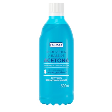 Acetona Farmax Removedor Esmalte 500ml