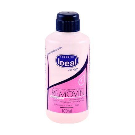 Acetona Removin Removedor Tira Esmaltes Com Fragrância 100ml