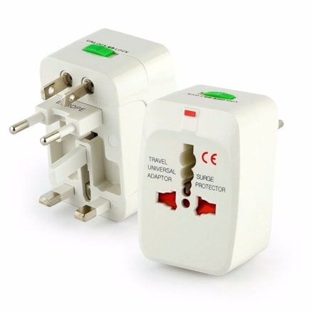 Adaptador Tomada Universal Internacional Uk Usa Europa Asia