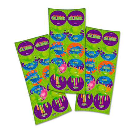 Adesivo Festcolor Slime Customização Decoração 30 Und
