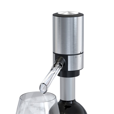 Aerador E Dispensador De Vinho Elétrico Automático Decantador e Dispenser Inox