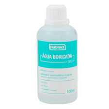 Água Boricada 3% Farmax 100ml