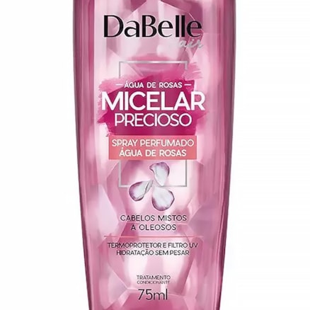 Água De Rosas Dabelle Micelar Precioso Spray Perfumado 75ml