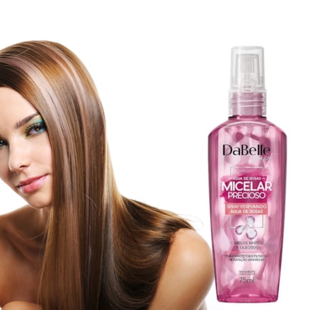 Água De Rosas Dabelle Micelar Precioso Spray Perfumado 75ml