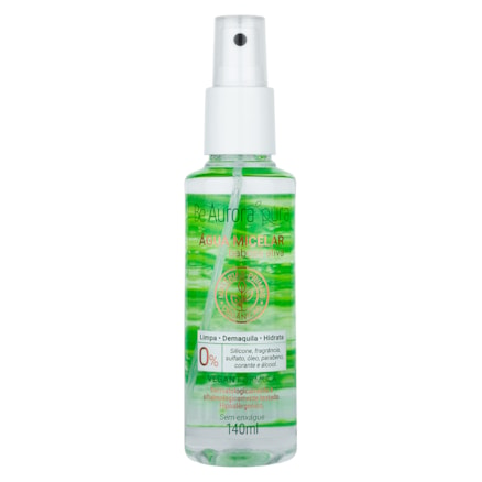 Água Micelar BeAurora Pura Fattore Spray Babosa Ativa Vegano 140ml