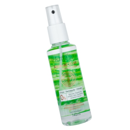 Água Micelar BeAurora Pura Fattore Spray Babosa Ativa Vegano 140ml