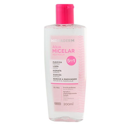 Água Micelar Hidraderm 5 Em 1 200ml