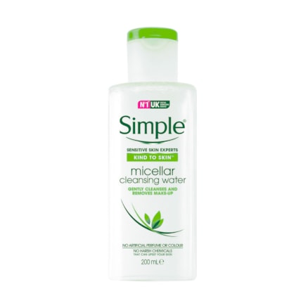 Água Micelar Simple Kind Skin Limpa Tonifica Demaquila 200ml