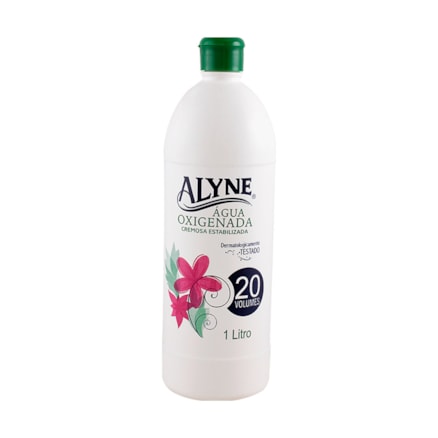 Água Oxigenada Alyne Creme 20 Volumes Clareamento Pelos 1l