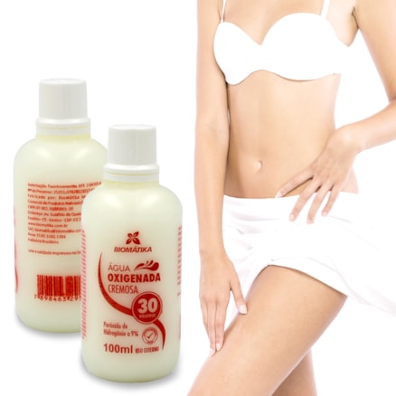 Água Oxigenada Descolorante 30 Volumes Biomátika 100ml
