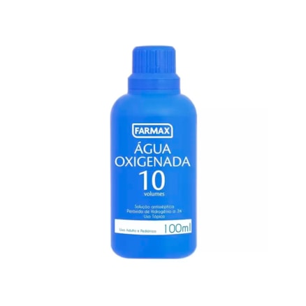 Água Oxigenada Farmax Antisséptica 10 Volumes 12 Und 100ml