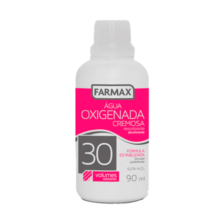 Água Oxigenada Farmax Cremosa 30v 900ml