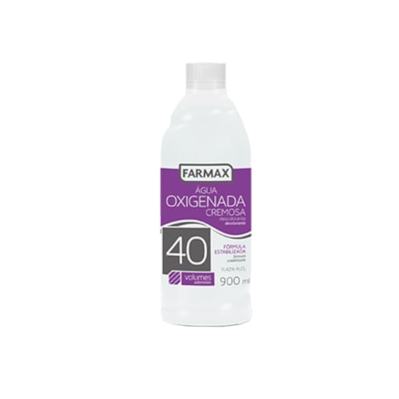 Água Oxigenada Farmax Cremosa 40v 900ml