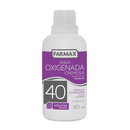 Água Oxigenada Farmax Cremosa 40v 90ml