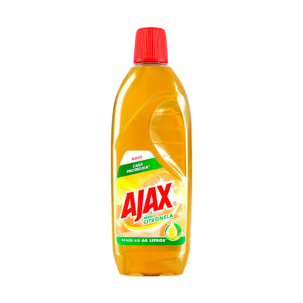 Ajax Fresh Fragrância Citronela Limpeza Pesada Diluível 1l