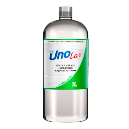 Álcool 70% Unolar Capim Limão 1l