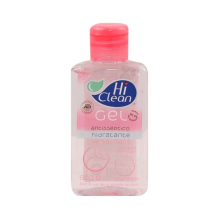 Álcool Gel Higienizante Hi Clear Extrato De Rosas 70ml