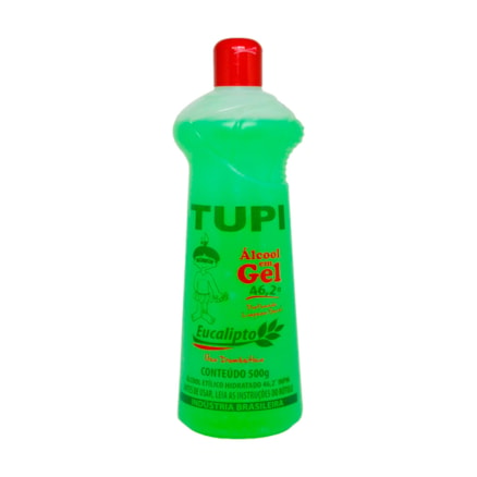 Álcool Gel Higienizante Tupi 46,2% Eucalipto 500ml