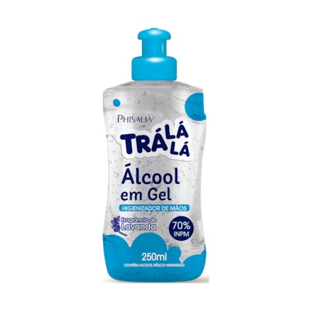 Álcool Gel Kids Tra Lá Lá Lavanda Rende 360 Aplicações 250ml