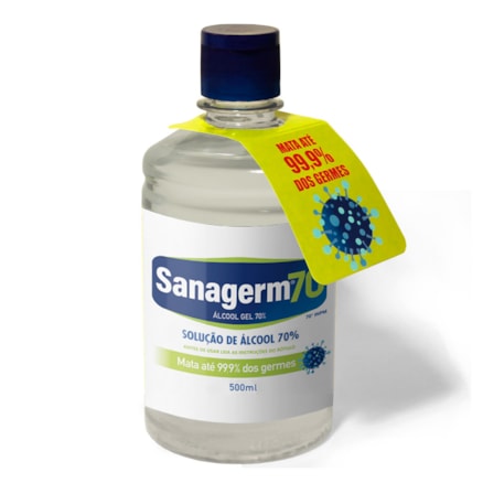 Alcool Líquido 70% Sanagerm 500ml