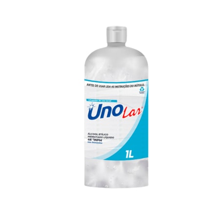 Álcool Unolar Líquido Tradicional 46° 1l