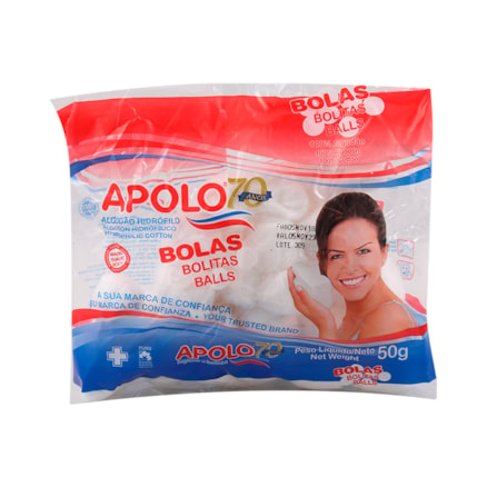 Algodão Apolo Bola 20 Und 50g