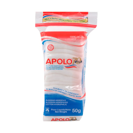 Algodão Apolo Sanfonado 20 Und 50g