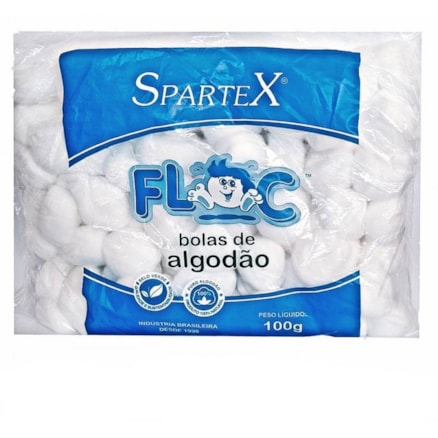 Algodão Floc Bola 10 Und 100g