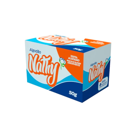 Algodão Nathy Caixa 50g