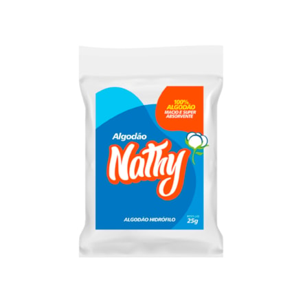 Algodão Nathy Hidrofilo 25g