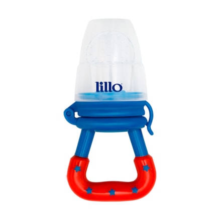 Alimentador Infantil Lillo + 6 Meses Silicone Macio Azul