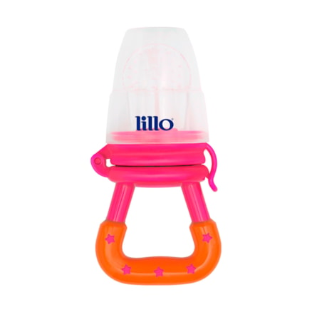 Alimentador Infantil Lillo + 6 Meses Silicone Macio Rosa