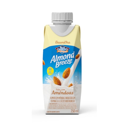 Almond Breeze Bebida Amêndoas Baunilha Vitamina D/e 250ml