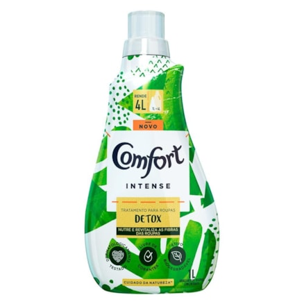 Amaciante Comfort Concentrado Intense Detox 1l