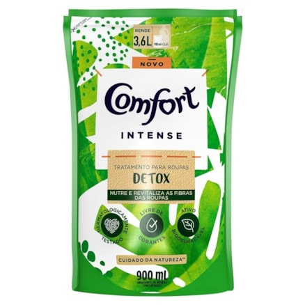 Amaciante Comfort Concentrado Intense Sachê Detox 900ml