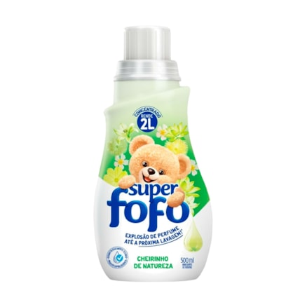 Amaciante Concentrado Super Fofo Cheirinho Da Natureza 500ml