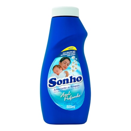 Amaciante De Roupas Sonho Diluído Azul Profundo 500ml