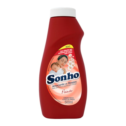 Amaciante De Roupas Sonho Diluído Paixão 500ml