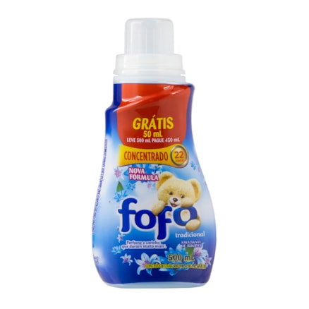 Amaciante Roupas Fofo Concentrado Tradicional 500ml