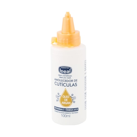 Amolecedor Cutícula Ideal Óleo Argan Vitaminas Ômega 100ml