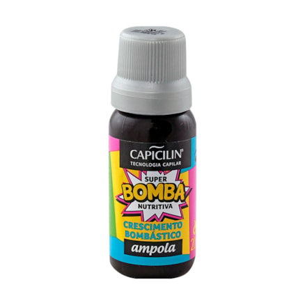 Ampola Capicilin Super Bomba Nutritiva Loção Capilar 20ml