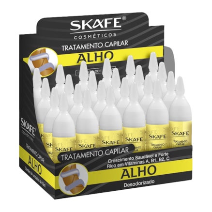 Ampola Skafe Reparação Total Alho 10ml 24 Und