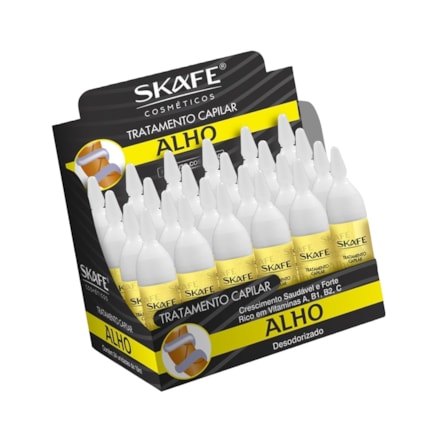 Ampola Skafe Reparação Total Alho 10ml 24 Und