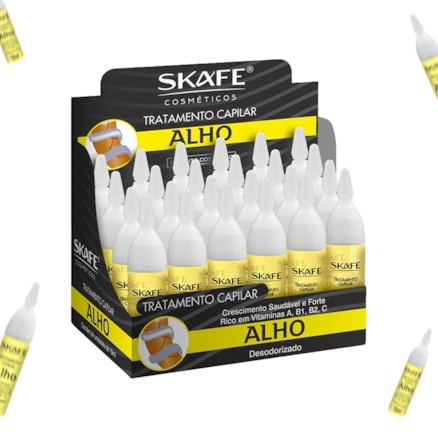 Ampola Skafe Reparação Total Alho 10ml 24 Und