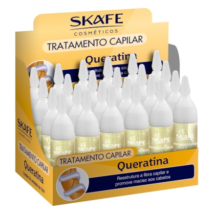 Ampola Skafe Reparação Total Queratina 1 10ml 24 Und